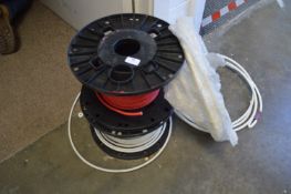 *Reel of Two Core and a Reel of Three Core Cable, plus Plastic trunking