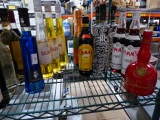 * 12 x bottles of liquers - pimms, galliano, kahlua, etc