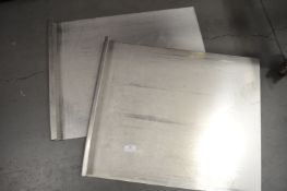 *Two Stainless Steel Trays