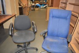 *Two Gas-Lift Office Chairs