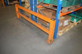 *Double Bay Safety Rail for Pallet Racking ~2.5m long 75cm high