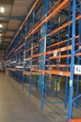 *Eleven Bays of Medium Duty Pallet Racking (2.2m wide, 1.1m deep, 6m high) Comprising of Twelve