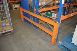 *Double Bay Safety Rail for Pallet Racking ~2.5m long 75cm high