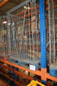 *Standard Pallet with Sheradised Steel Cage (stackable)