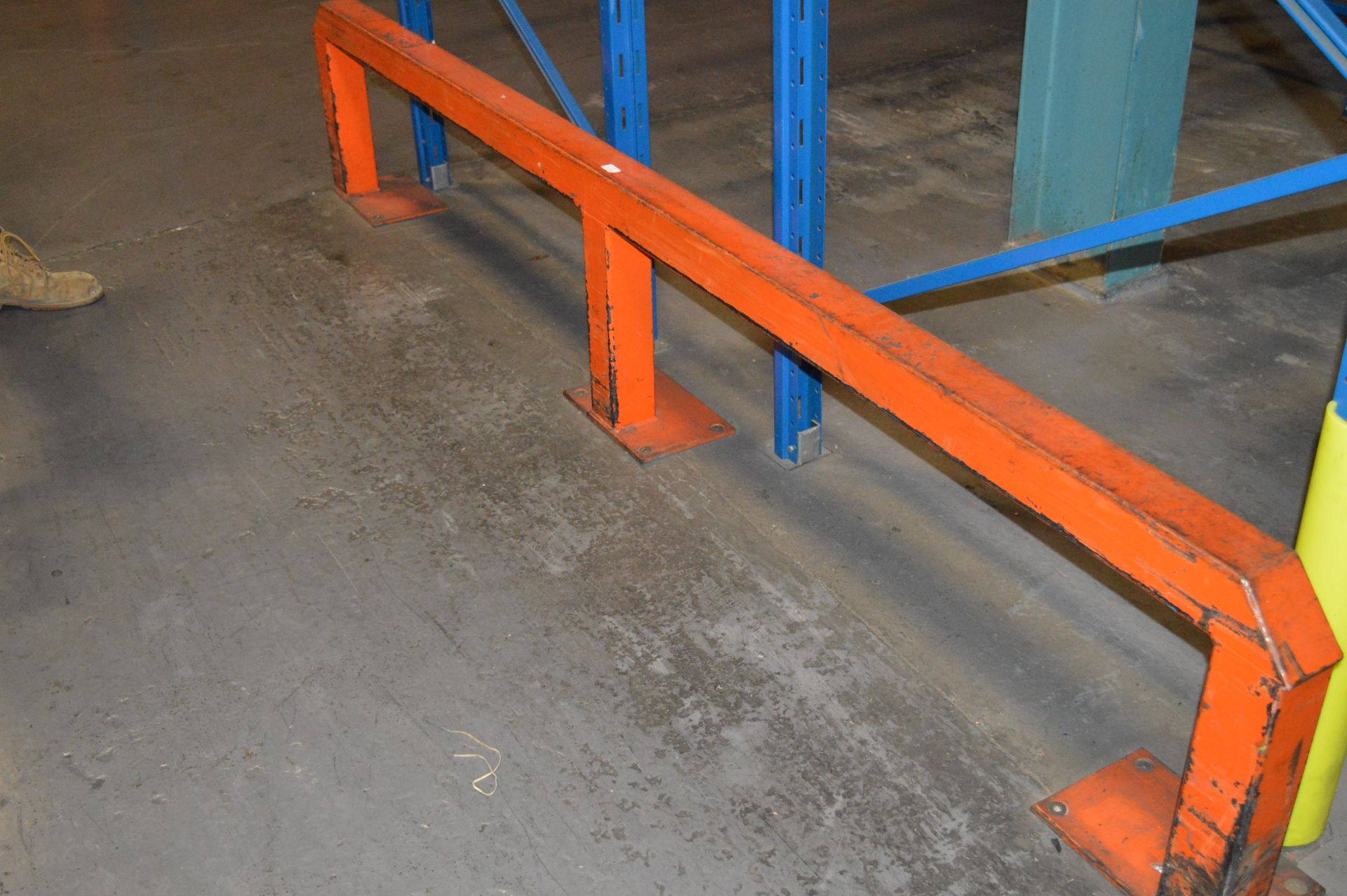 *Double Bay Low Safety Rail for Pallet Racking ~2.9m long