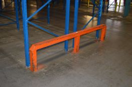 *Double Bay Low Safety Rail for Pallet Racking ~2.5m long