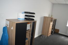 *Contents of First Floor Office to Include Modern Office Furniture; L-Shape Desk with Standalone