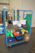 *Mobile Packing Station and a Quantity of Shelf Adhesive Labels, Shrink Wrap, etc.