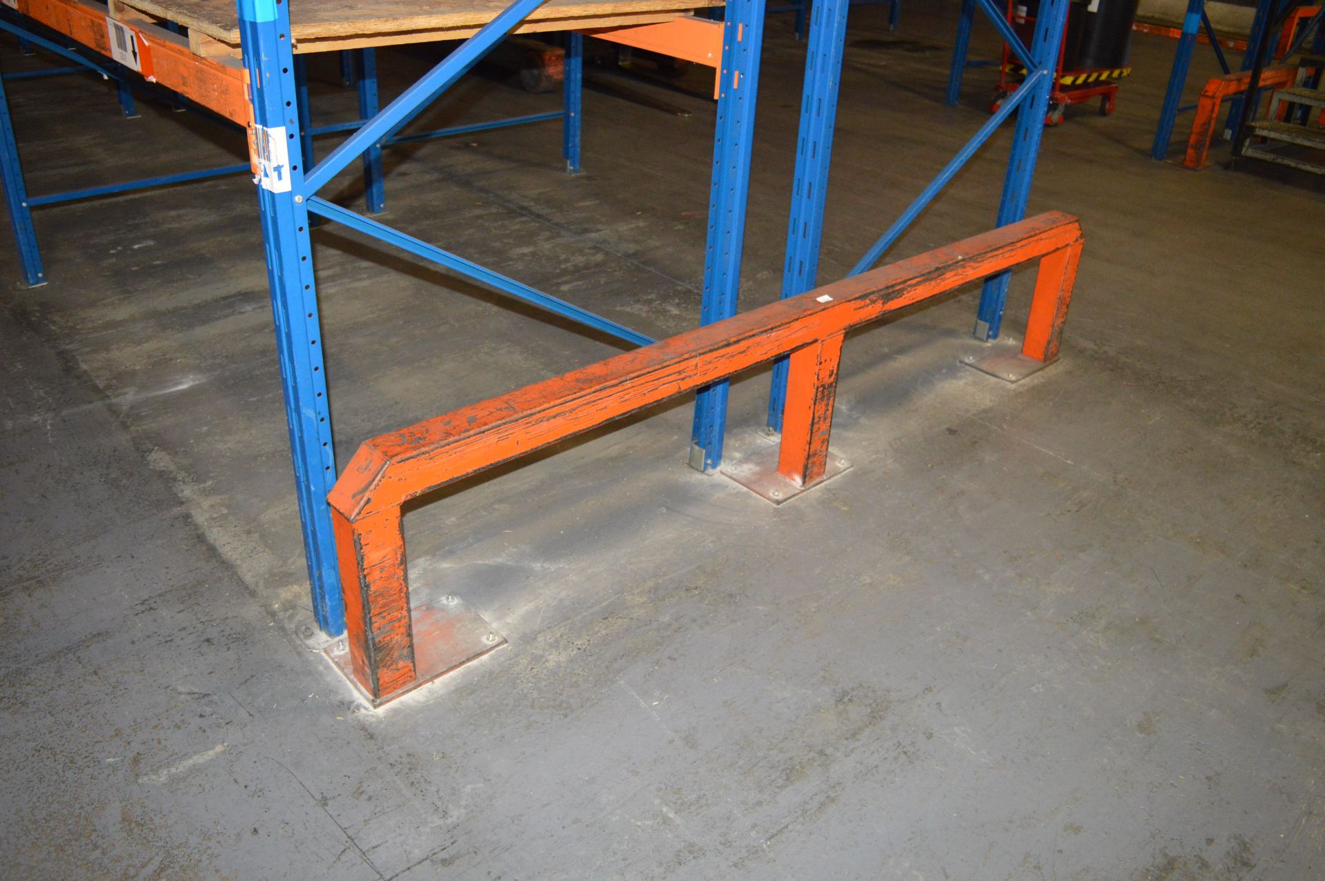 *Double Bay Low Safety Rail for Pallet Racking ~2.5m long