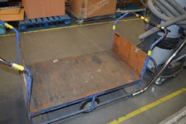 *Four Wheel Industrial Barrow