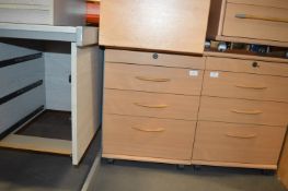 *Standalone Three Drawer Pedestal