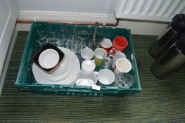 *Assorted Glassware and Crockery