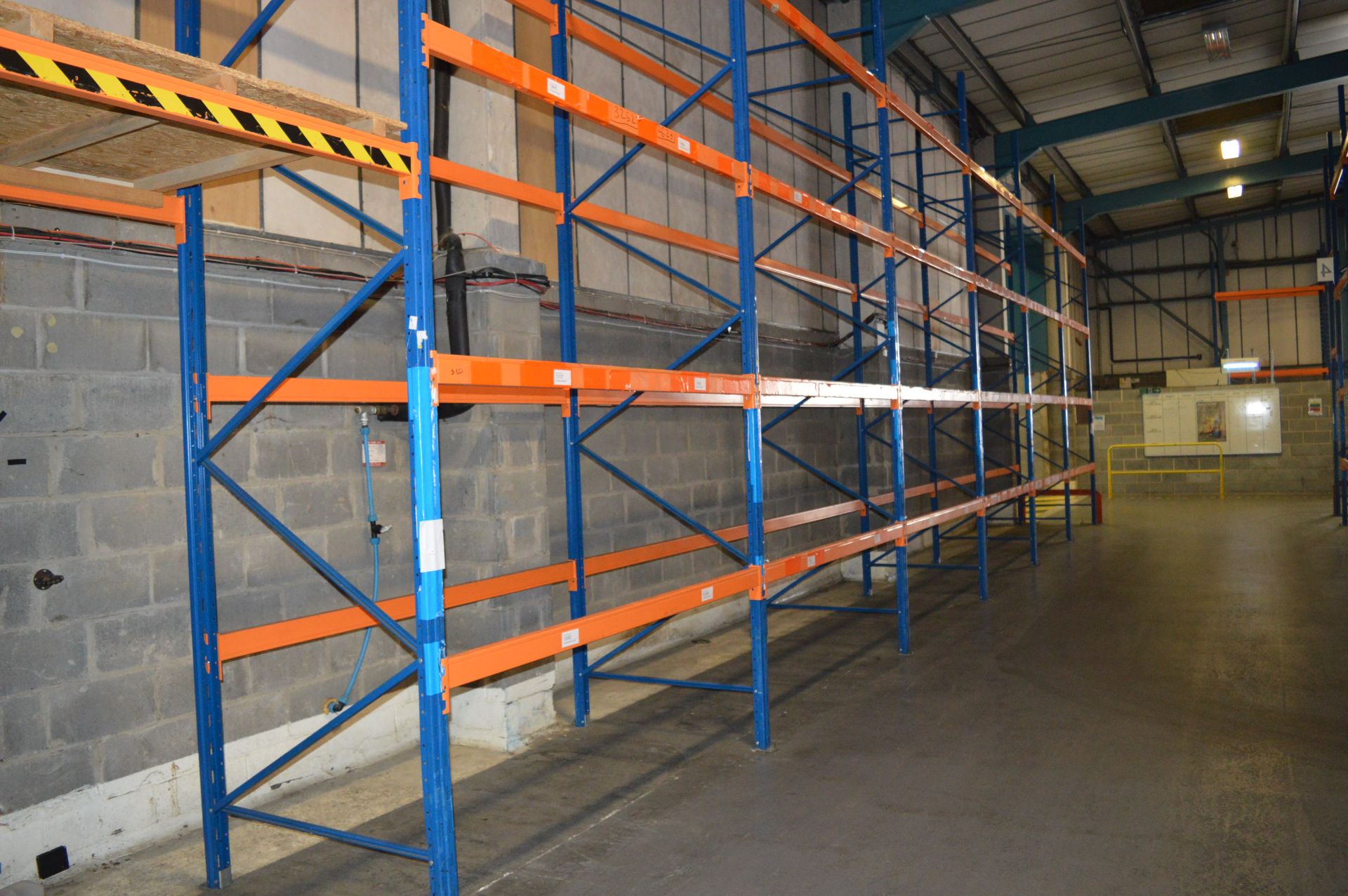 *Six Bays of Medium Duty Pallet Racking (2.2m wide, 1.1m deep, 6m high) Comprising Seven Uprights