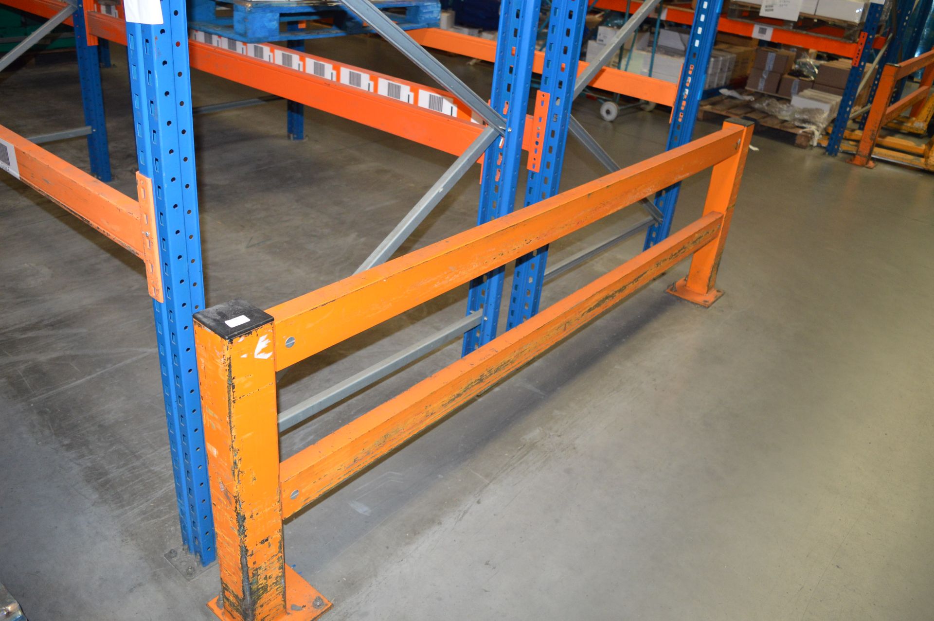 *Double Bay Safety Rail for Pallet Racking ~2.5m long 75cm high