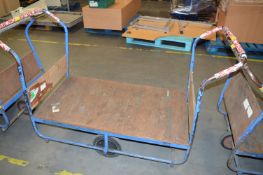 *Four Wheel Industrial Barrow