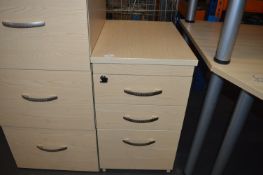 *Lightwood Three Drawer Filing Cabinet