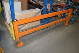 *Double Bay Safety Rail for Pallet Racking ~2.5m long 75cm high