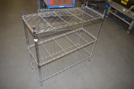 *Three Tier Chrome Rack