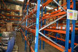 *Five Bays of High Low RH65 Racking (2.4m wide, 1.1m deep and 6m high) Comprising of Six Uprights