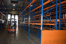 *Five Bays of Medium Duty Pallet Racking (2.2m wide, 1.1m deep, 6m high) Comprising Six Uprights and