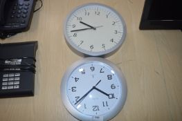 *Two Wall Clocks