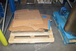 *Pallet of Various Cardboard Boxes