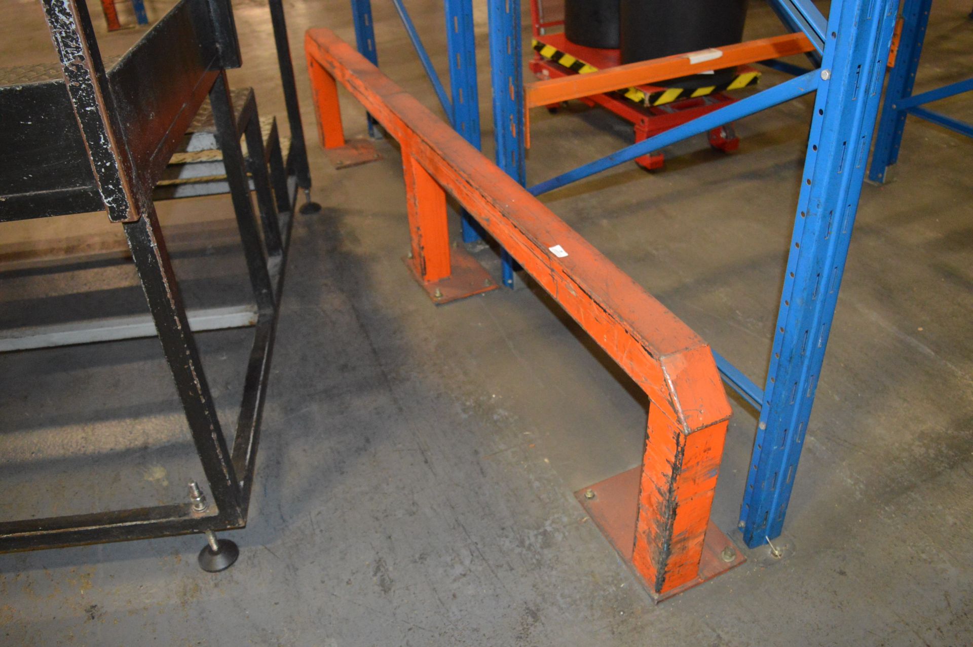 *Double Bay Low Safety Rail for Pallet Racking ~2.5m long