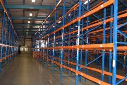 *Eleven Bays of Medium Duty Pallet Racking (2.2m wide, 1.1m deep, 6m high) Comprising of Twelve