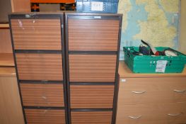 *Four Drawer Filing Cabinet in Rosewood Finish