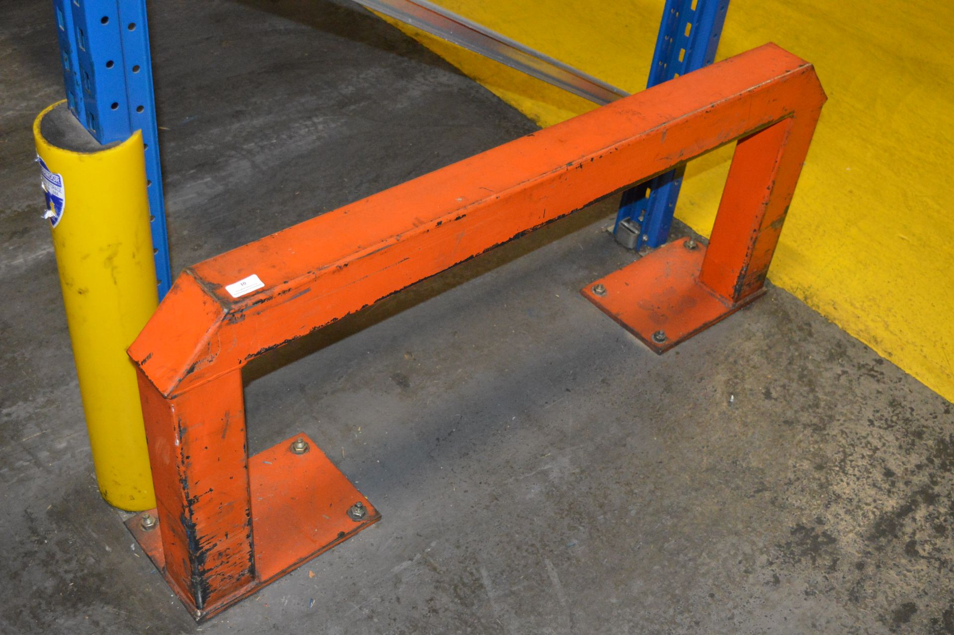 *Single Bay Low Safety Rail for Pallet Racking ~1.2m long