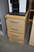 *Lightwood Effect Standalone Four Drawer Pedestal