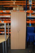 *6ft Lightwood Effect Office Cabinet