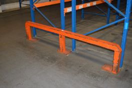 *Double Bay Low Safety Rail for Pallet Racking ~2.5m long