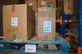 *Pallet of Various Packaging, Stickers, and Labels