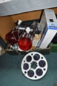 Electrical Items; Table Lamps, Free Sat Receiver,