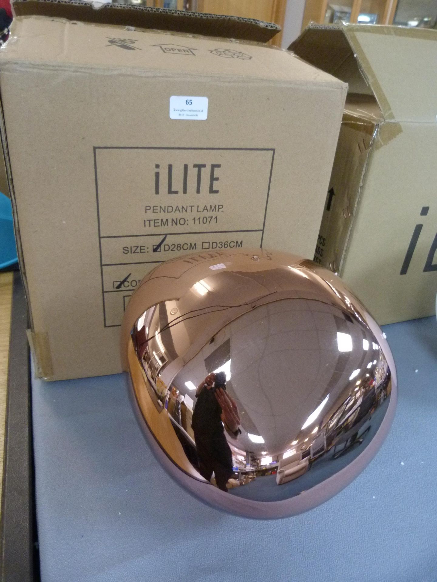 *iLite Copper Finish Pendant Lamp