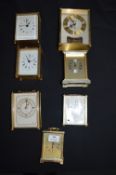 Seven Carriage Clocks