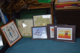 Framed Pictures, Prints, Maps, etc.