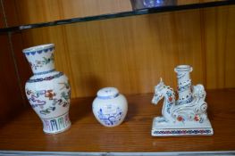 Three Eastern Vases etc.