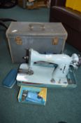 Vintage Jones Electric Sewing Machine with Case