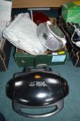 Electrical Items; George Foreman Grill, CD Player,