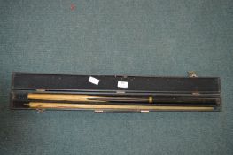 Cased Jimmy White BCE Snooker Cue