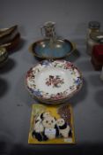 Plates, Jugs, Bowl, and a Panda Tile