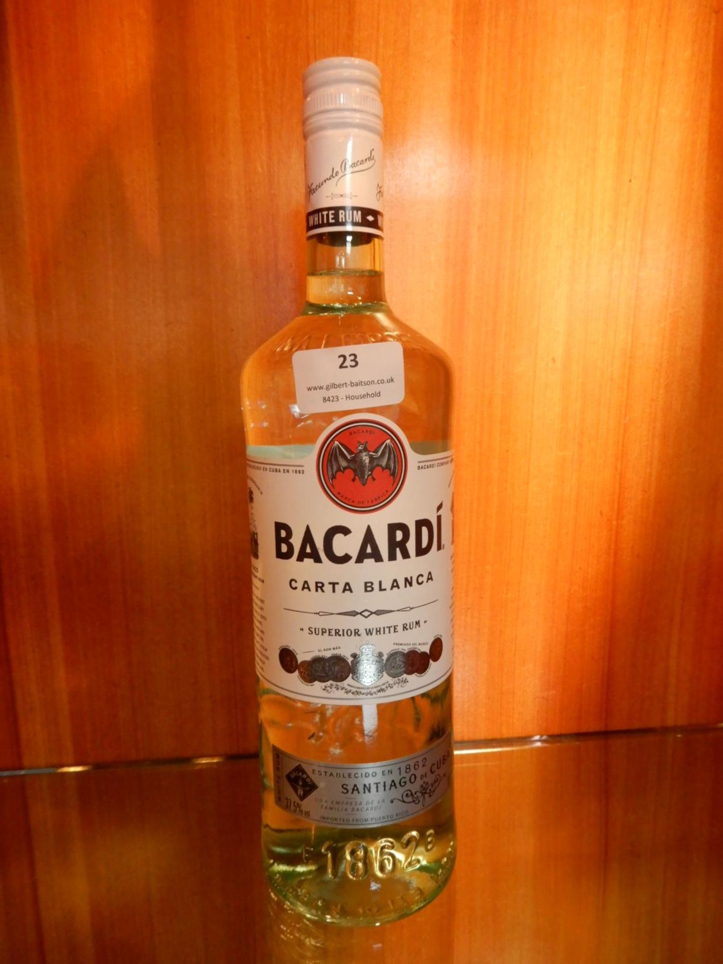 Bacardi White Rum 1L