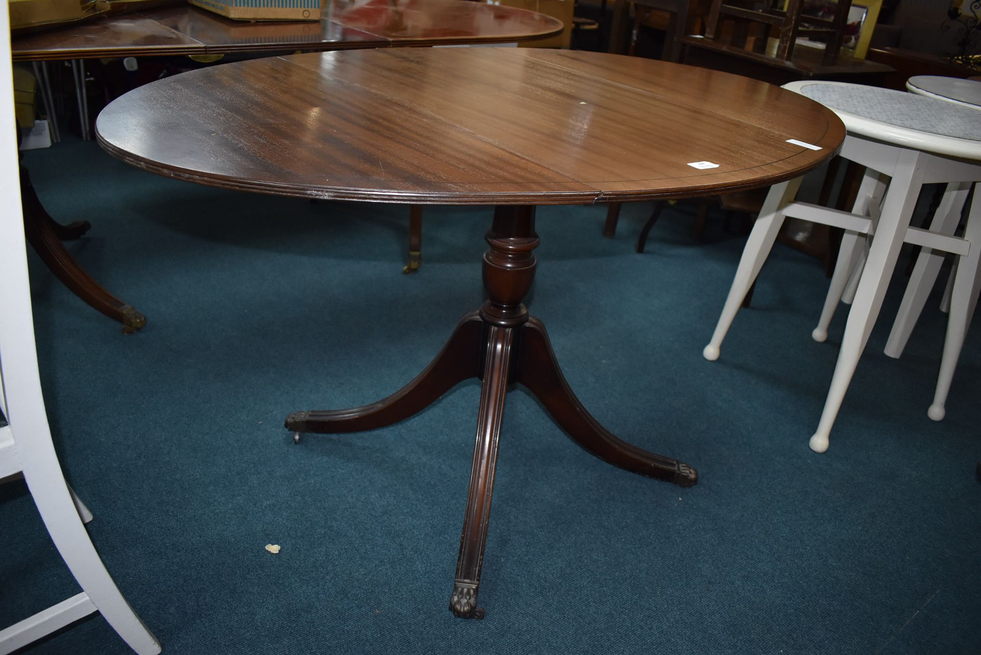 Oval Drop Leaf Dining Table