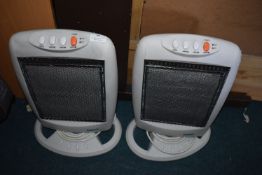 Two Cooper's Halogen Carbon Fiber Heaters