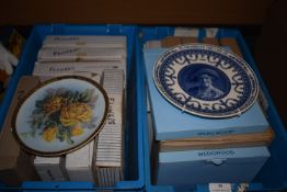 Sixteen Boxed Wall Plates by Wedgewood, etc.