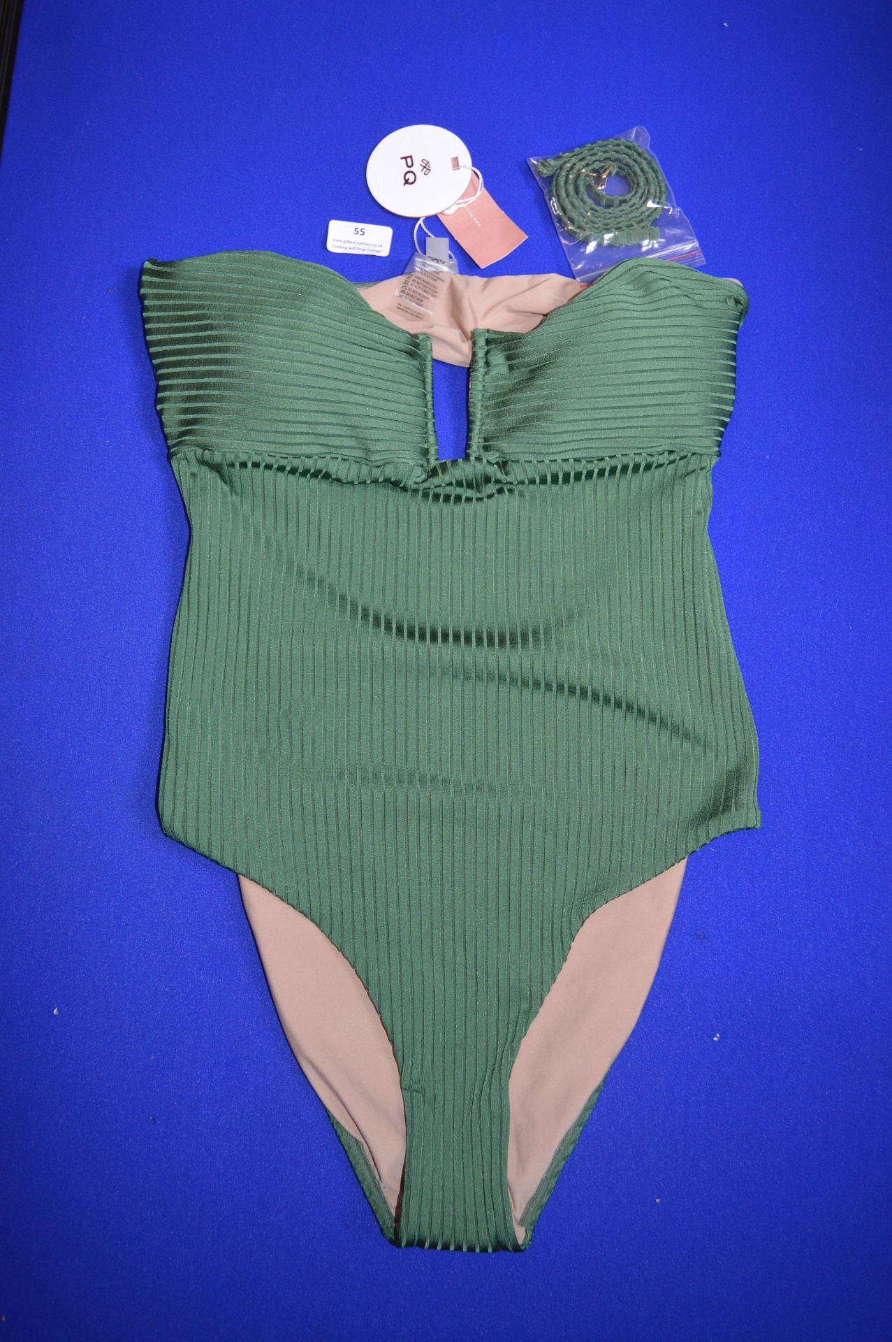 *Pily Q Jena Green One-Piece Swimsuit Size: L RRP: £180