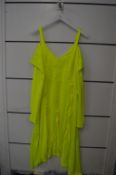 *H&M Studio Fluorescent Yellow Dress Size: S