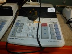 *Sharp Twelve EL-167P Calculator Printer